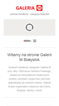 Mobile Screenshot of galeria-m.pl